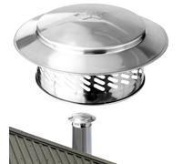 Rain Chimney Cover - Fireplace Chimney Cover | Chimneys Rain Covers | Outdoor Roof Chimnêy Raîn Covers | Protection Tool for All Types of Chimneys Exhaust Hoods | Ventilation Ducts Stainless Steel
