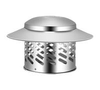 Rain Chimney Cover - Fireplace Chimney Cover | Chimneys Rain Covers | Outdoor Roof Chimnêy Raîn Covers | Protection Tool for All Types of Chimneys Exhaust Hoods | Ventilation Ducts Stainless Steel