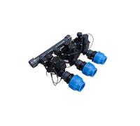 Rain - Distributore a 2 vie, a 4 vie, 5 vi, 6 valvole, 1", set con valvola a solenoide RN155 Plus IG frizioni DN25 DN32 (DN25, distributore a 3 livelli)