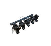 Rain - Distributore a 2 vie, a 4 vie, a 6 scomparti, con valvola a solenoide RN155 Plus IG 24 Vac (distributore a 5 vie (2 + 3)
