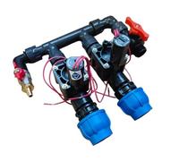 Rain - Distributore valvola a solenoide PGV 101 GB IG frizioni DN25 DN32, attacco ad aria compressa e valvola (DN32, distributore 2 volte)
