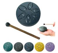 Rain Drum for Outside, Rain Drum For Outside When It Rains, Rain Drum Tool for Outside, Outside Musical Rain Drum For Garden, Mini Handpan, Blue)