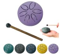 Rain Drum for Outside, Rain Drum For Outside When It Rains, Rain Drum Tool for Outside, Outside Musical Rain Drum For Garden, Mini Handpan, Viola)