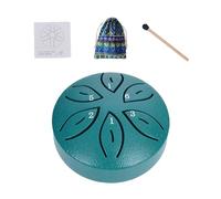 Rain Drum Instrument - Strumenti a percussione in legno da 7,6 cm, per principianti, a percussione a 6 toni, per bambini, in acciaio