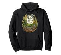 Rain Garden Ready Giardino Pluviale Piante Radici Felpa con Cappuccio