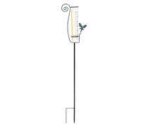 Rain Gauge, Accurate Garden Rain Meter, Freeze-Proof Weather Instrument, Easy-Read Measuring Tube for Lawn, Farm, Driveway, Yard, Deck, Recinzione, Flowerbed, Path, 1.5x7.24 Inches