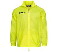 Rain Impermeabile per Zeus Giacca Antipioggia Sport Calcio Calcetto Allenamento Fitness Palestra Football Tracksuit Training Linea Relax Free Time Tempo Libero