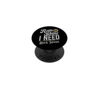 Rain or Shine I Need Rock Songs Music Lover PopSockets PopGrip Adesivo