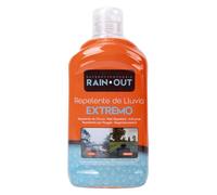 Rain Out Repellente Estremo per la Pioggia 500 ml. visibilità e Sicurezza di Guida. Concentrazione Assoluta.
