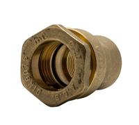 RAIN - Raccordo in ottone diritto femmina d25 3-4