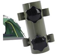 Rain Tent Pole Holder - 1.34inch Awning Rod Holder | Windproof Tent Fixed Tube Pole Stand | Awning Support Poles Holders | Adjustable Tents Holders Tube for Camping Fishing Barbecue