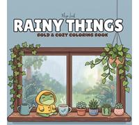 Rain Things: An Easy Coloring Book | 50 Fun, Easy and Simple Rainy Day Designs for Stress Relief, Relaxation, and Creative Enjoyment for Kids, Teens, and Adults