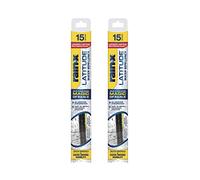 Rain-X 810201 Latitude 2-In-1 Water Repellent Wiper Blades, 15 Inch Windshield Wipers (Pack Of 2), Automotive Replacement Windshield Wiper Blades With Patented Rain-X Water Repellency Formula