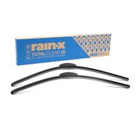 Rain-X 810337 Total Clear Beam Wiper Blades 20" & 20" Windshield Wipers for All-Weather Performance, Rubber Squeegee for Smooth Clean Wipe & Quiet Operation - 2 Pack Value