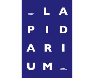 Rainald Goetz Lapidarium: Stücke (Copertina rigida)