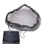 rainBarrel Screen - Adjustable Mesh Top Cover With Drawstring, Durable Reusable Polyester rainBarrel Filter For Leaf And Debris Protection In Water Collection Systems | Suitable For Garden Rain
