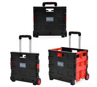 Rainberg Carrello pieghevole resistente, per stivali, dimensioni extra large, capacità 35 kg (extra large)