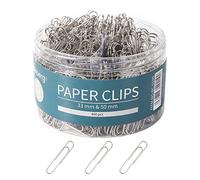 Rainberg Graffette per carta, 33 e 50 mm, 400 graffette (argento)