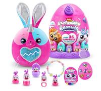 Rainbocorns Eggzania Coniglietto Pasquale Whipper, Uovo Sorpresa Pasqua con 20+ Sorprese, Peluche Bunny, Bracciali e Accessori, Regalo Pasqua Bambine (Bunny)