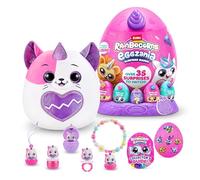 Rainbocorns Eggzania Surprise Mania, Gattino Animale di Peluches da Collezione a Sorpresa, Colore Trixie (Kitten), Medium (20 Surprises / 28 cm), 9258G-S002