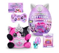 Rainbocorns Kittycorn Surprise Series 7, Calico Cat - Collectible Plush - 10 Surprises to UNbox, Peel And Reveal Heart, Stickers, Ages 3+ (Calico Cat)