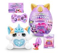 Rainbocorns Kittycorn Surprise Series 7, Exotic Cat - Collectible Plush - 10 Surprises to Unbox, Peel and Reveal Heart, stickers, Ages 3+ (Exotic Cat)