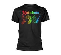 RAINBOW - 3 RITCHIES RAINBOW BLACK T-Shirt XX-Large