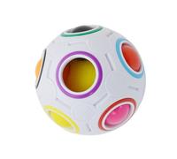 Rainbow Ball 3D Pozzs Toys Educational Balls for Intelligent Kid's Playtime