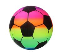 Rainbow Ball - Inflatable Beach Play Sphere, Multicolor Kids Water Fun Toy, Swimming Pool Activity Ball, Lightweight Outdoor Summer Recreation Prop | Beach Garden Pool Party Backyard Water Play Setup
