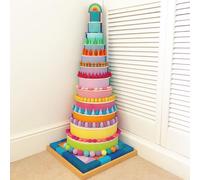 Rainbow Blocks Parti sciolte Giocattolo Waldorf Colorato per lo sviluppo per