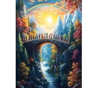 Rainbow Bridge Waterfall Puzzle 300 Pezzi Sfida Logica Avanzata Rompicapo Per Menti Brillanti Stimolo Cognitivo Esercizio Mentale Regalo Per Laurea 300 PCS