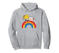Rainbow Brite & Sprite Vintage Rainbow And Stars Portrait Felpa con Cappuccio