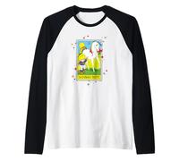 Rainbow Brite & Starlite Vintage Colorful Tarot Card Maglia con Maniche Raglan
