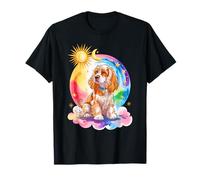 Rainbow Clouds American Cocker Spaniel Spaniels Maglietta
