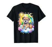 Rainbow Clouds Border Terrier Border Terriers Maglietta