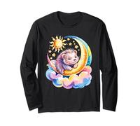 Rainbow Clouds Istrice Istrici Aculeo Maiale Maglia a Manica