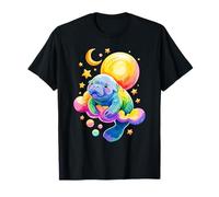 Rainbow Clouds Lamantino Lamantini Mucca di Mare Maglietta