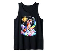Rainbow Clouds Saluki Dog Persian Greyhound Canotta