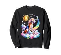Rainbow Clouds Saluki Dog Persian Greyhound Felpa