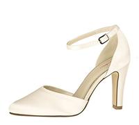 Rainbow Club Scarpe da Sposa Dana - Donna, Pompe, Raso Avorio - Misura 38 (5 UK)