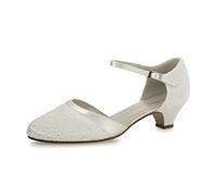Rainbow Club Scarpe da Sposa Mickie - Décolleté da Donna, Avorio/Crema - Misura 37 EU (4 UK)