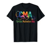 Rainbow CMA Certified Medication Aide Stetoscopio Infermieristico Maglietta