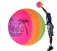 Rainbow Color Ball - Palline Gonfiabili Colorabili Per Attività Sulla Spiaggia All'aperto, Giocattoli Per Giochi D'acqua | Piscina E Nuoto, Libero Estivo, Attrezzatura Da Parco Giochi Gonfiabile