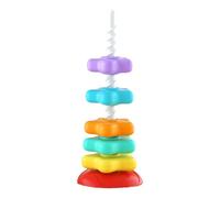 Rainbow Color Educational Stacking Game Toy per bambini per la risoluzione dei problemi e l'addestramento della conoscenza della mano per bambini