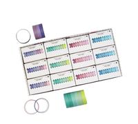 Rainbow Color Mascheratura Nastro Scrapbooking per Fai da Te Craft,Diario,Dirio