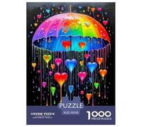 Rainbow Colored Umbrella Puzzle Impossible 1000 Pezzi Interesting Decorazione Per La Casa. Rilassamento E Intelligence Per Adulti E Bambini Da 12 Anni 70x50cm/1000pcs