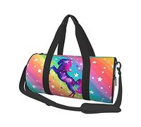 Rainbow Cosmic UnicornStars Borsoni da viaggio Borsoni da palestra Bagagli sportivi Borsa da viaggio grande Borse da fine settimana per uomo e donna