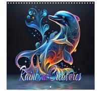 Rainbow Creatures (Wall Calendar 2026 12" x 24" / 30 x 60 cm (open)) CALVENDO 12 Month Wall Calendar