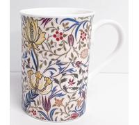 Rainbow Decors William Morris Flora - Set di 2 tazze in porcellana fine, 300 ml, motivo floreale, stile Art Nouveau, decorate a mano