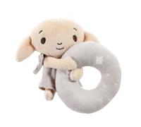Rainbow Designs Harry Potter Dobby Peluche Sonaglio per Neonati - Morbido Giocattolo Sensoriale per Neonati - Adatto dalla Nascita Sonaglio ad Anello per lo Sviluppo Precoce - Affascinante Compagno di